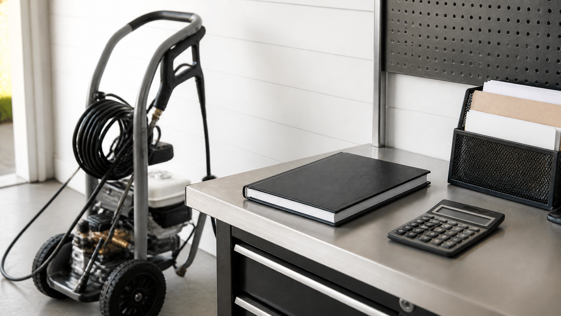 Why Pressure Washing Businesses Should Outsource Bookkeeping — Service Growth Lab educational guide cover