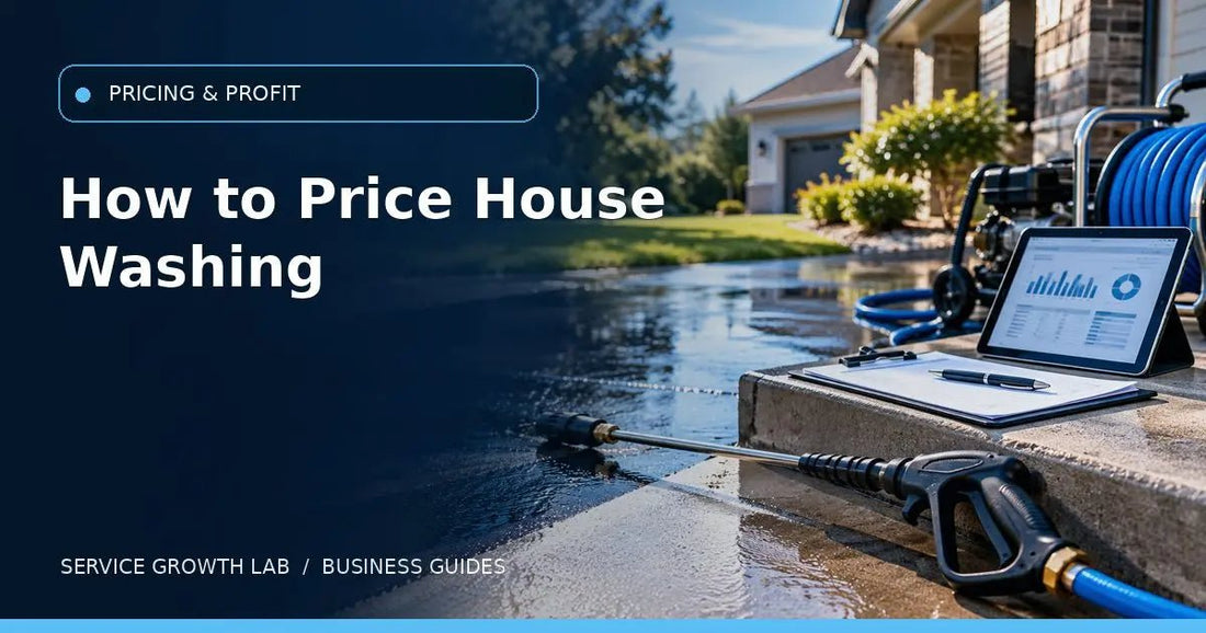 How to Price House Washing Jobs Without Guessing — Service Growth Lab business guide