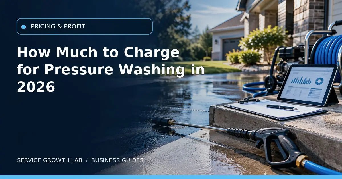 How much to charge for pressure washing jobs: practical pricing guide cover