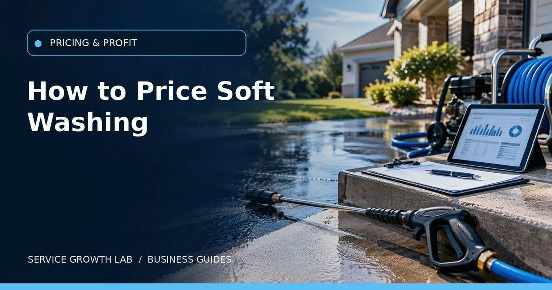 How to Price Soft Washing Jobs Without Guessing — Service Growth Lab business guide
