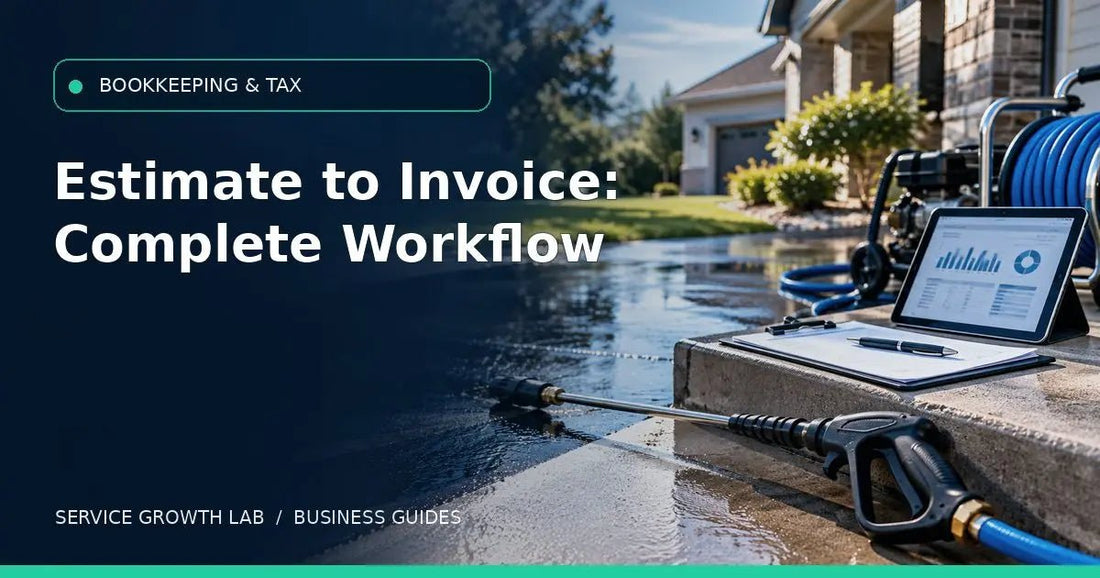 From Pressure Washing Estimate to Invoice: A Complete Job Paperwork Workflow — Service Growth Lab business guide