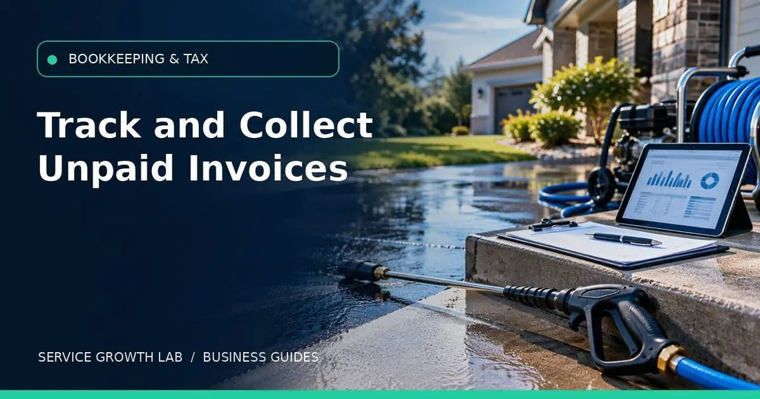Pressure Washing Unpaid Invoices: A Simple Follow-Up System — Service Growth Lab business guide