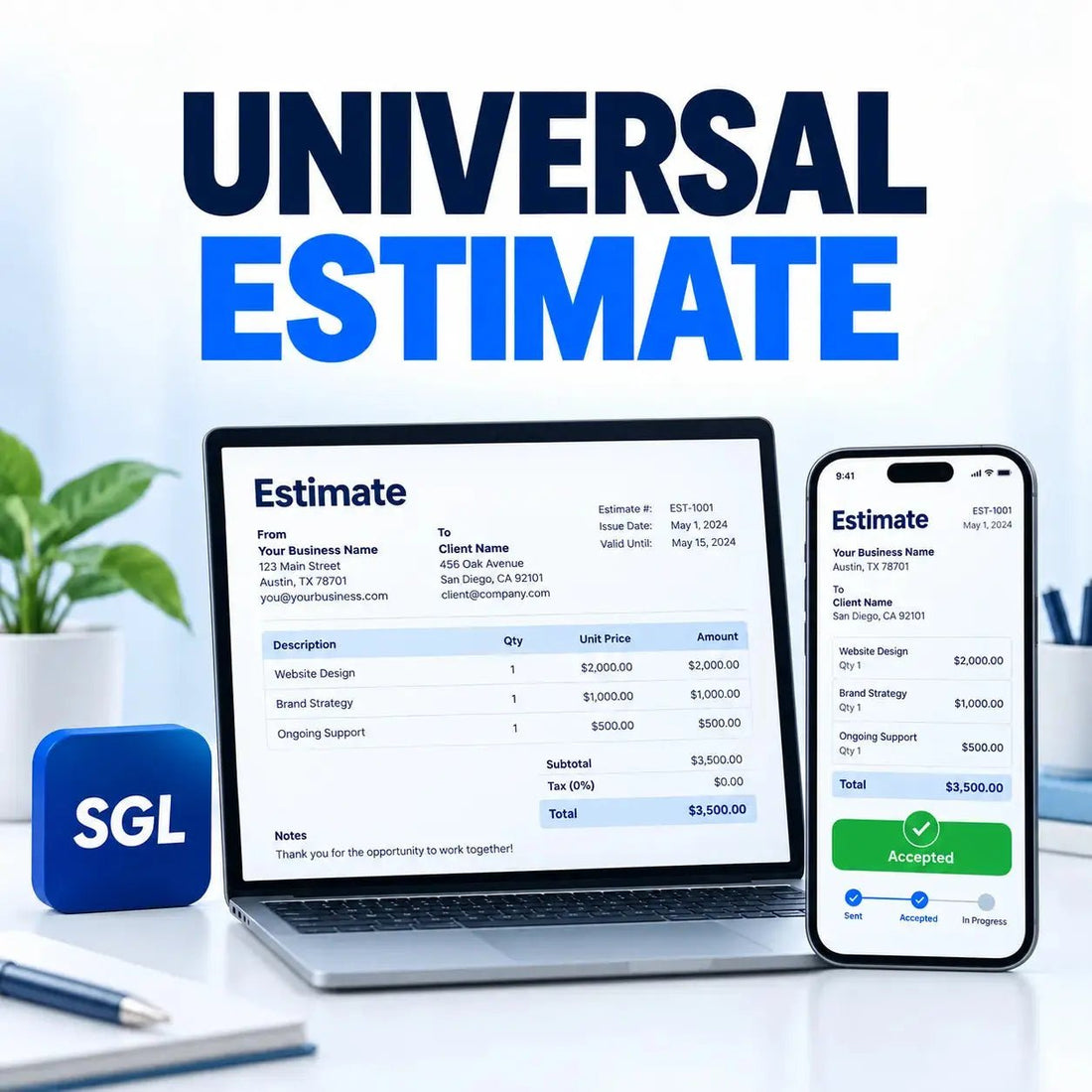 Estimates, proposals and customer paperwork — Service Growth Lab educational guide cover