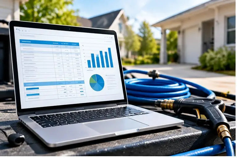 Illustrative contractor job costing and pricing work; not a screenshot of the Universal Business OS workbook