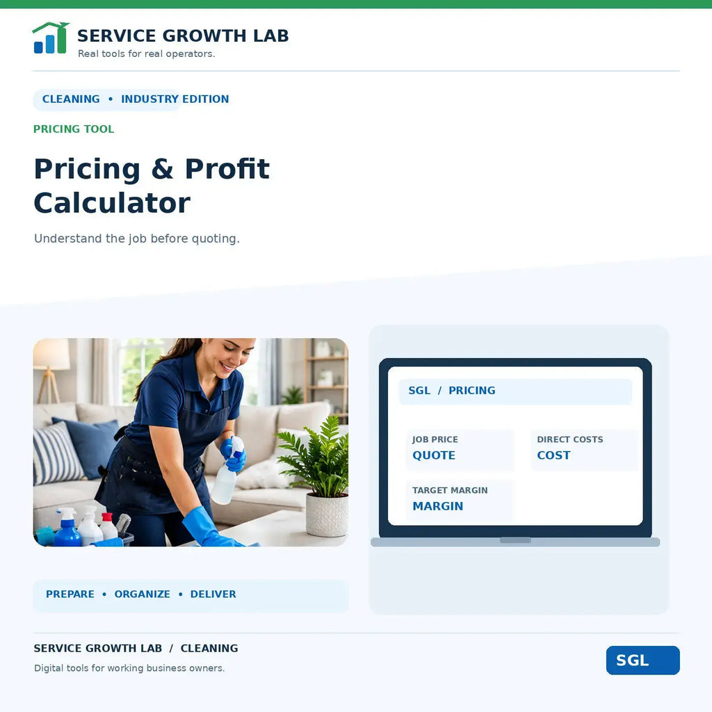Cleaning Services · SGL Complete One-Time Toolkit