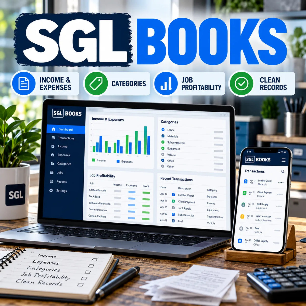 SGL Books records on desktop and mobile